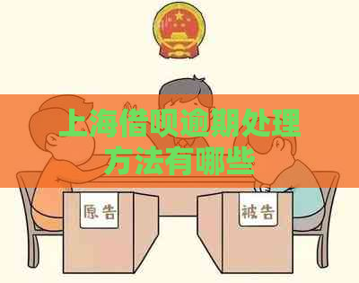 上海借呗逾期处理方法有哪些