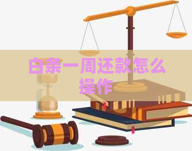白条一周还款怎么操作
