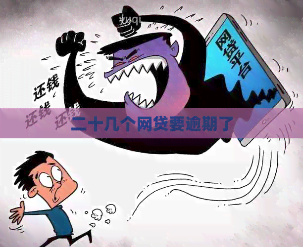 二十几个网贷要逾期了