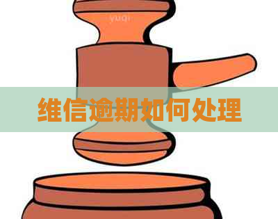 维信逾期如何处理