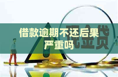 借款逾期不还后果严重吗