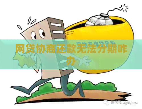 网贷协商还款无法分期咋办