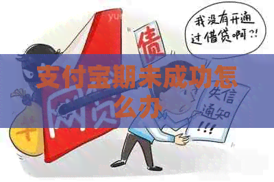 支付宝期未成功怎么办