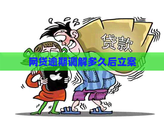 网贷逾期调解多久后立案