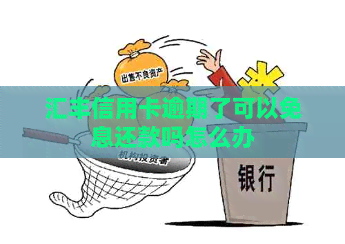 汇丰信用卡逾期了可以免息还款吗怎么办