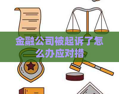 金融公司被起诉了怎么办应对措