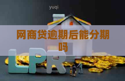 网商贷逾期后能分期吗