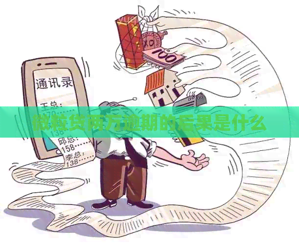 微粒贷两万逾期的后果是什么
