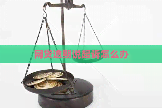 网贷逾期说起诉怎么办