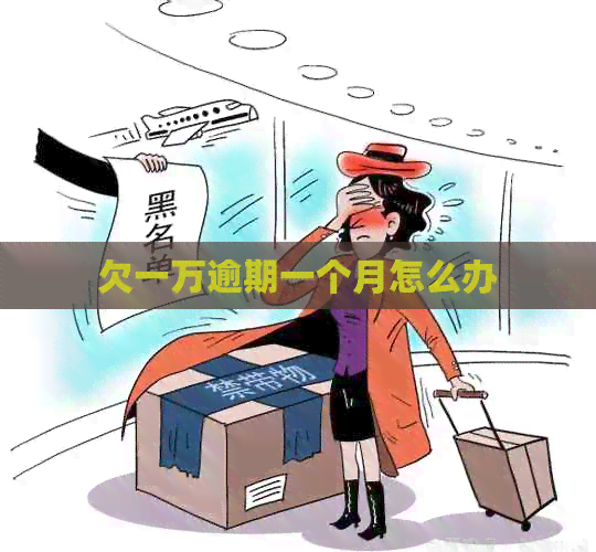 欠一万逾期一个月怎么办