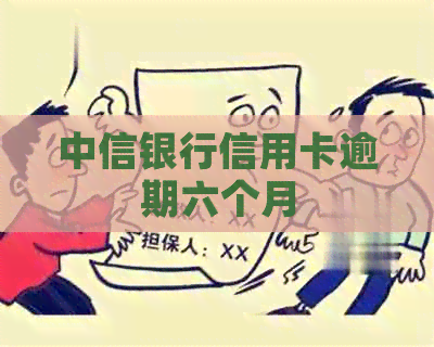 中信银行信用卡逾期六个月