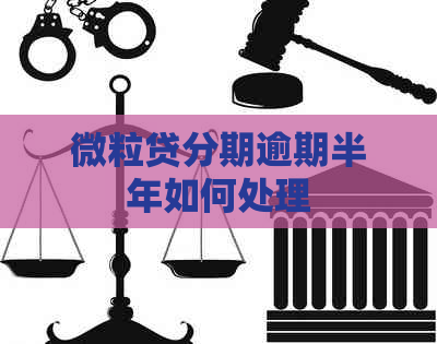 微粒贷分期逾期半年如何处理
