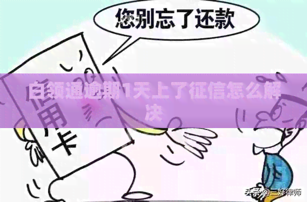 白领通逾期1天上了怎么解决