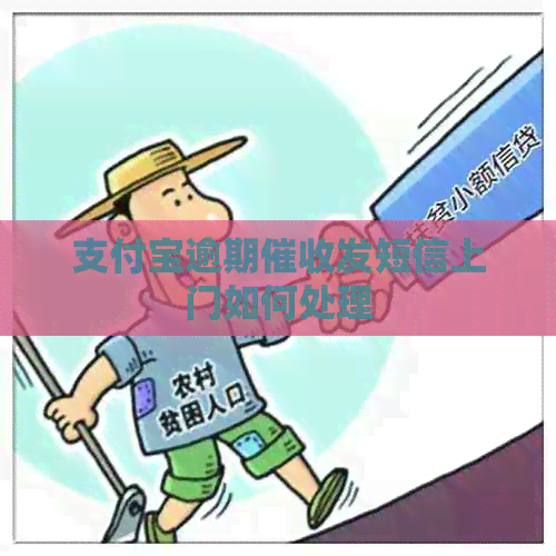支付宝逾期发短信上门如何处理