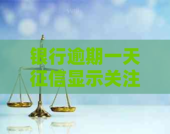银行逾期一天显示关注
