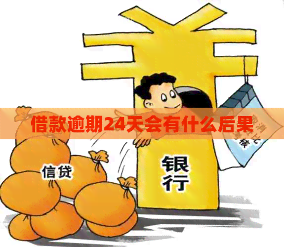 借款逾期24天会有什么后果