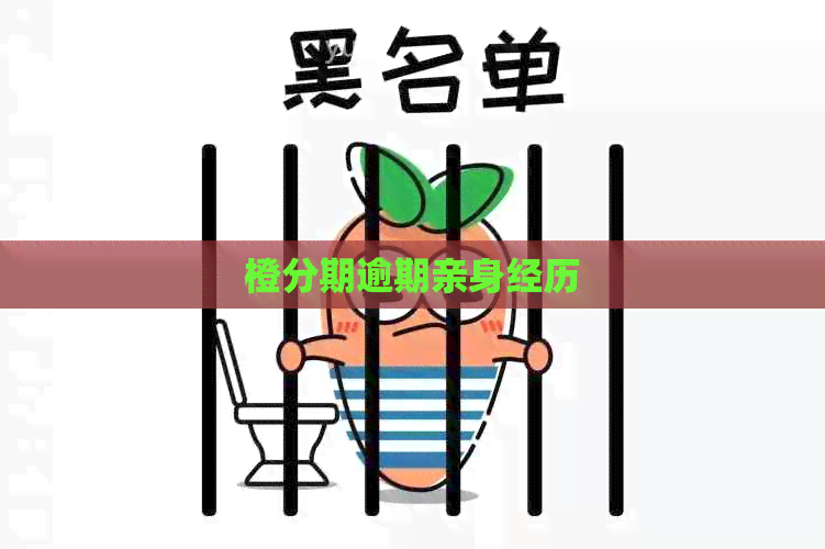 橙分期逾期亲身经历