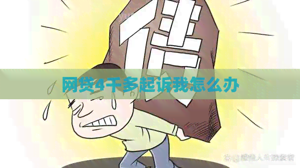 网贷4千多起诉我怎么办