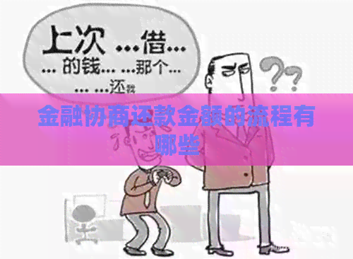 金融协商还款金额的流程有哪些