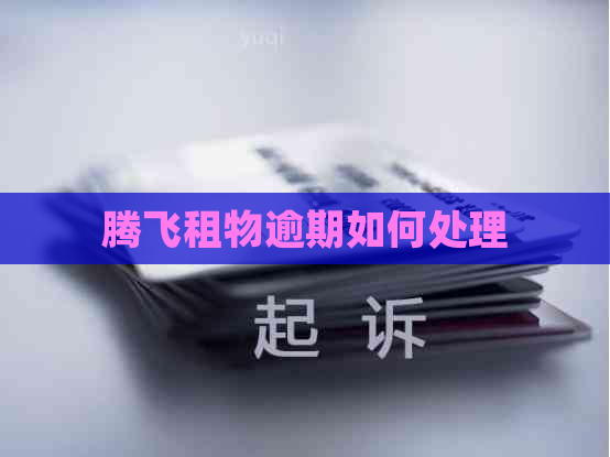 腾飞租物逾期如何处理
