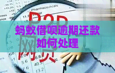 蚂蚁借呗逾期还款如何处理