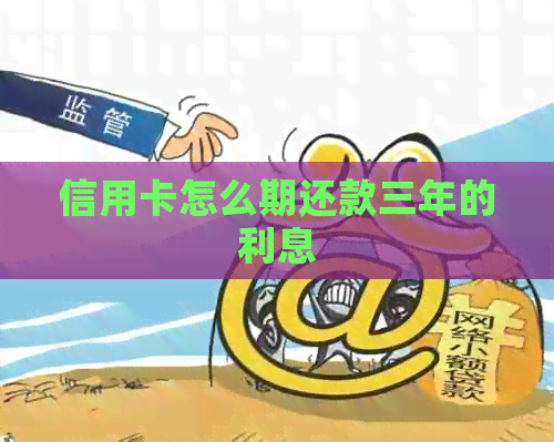 信用卡怎么期还款三年的利息