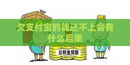欠支付宝的钱还不上会有什么后果