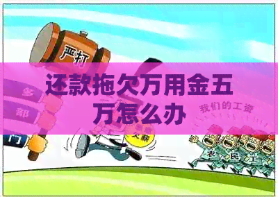 还款拖欠万用金五万怎么办