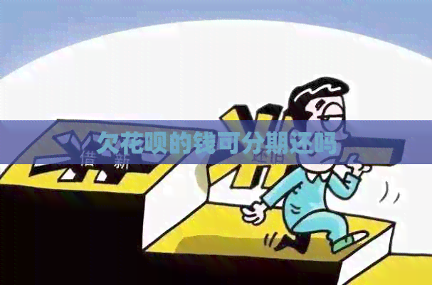 欠花呗的钱可分期还吗
