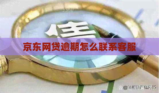 京东网贷逾期怎么联系客服