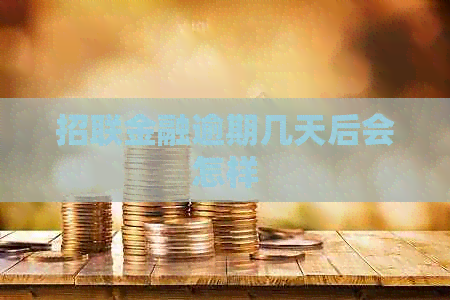 招联金融逾期几天后会怎样