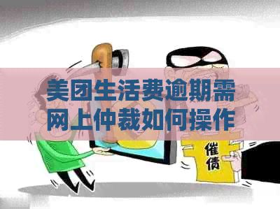 美团生活费逾期需网上仲裁如何操作