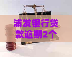 浦发银行贷款逾期2个月怎么处理
