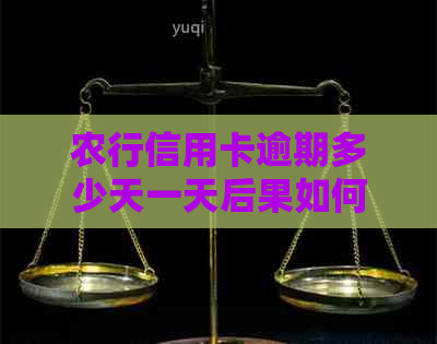 农行信用卡逾期多少天一天后果如何处理
