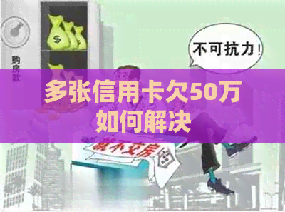 多张信用卡欠50万如何解决