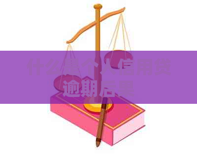 什么是个人信用贷逾期后果