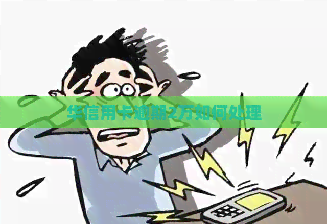 华信用卡逾期2万如何处理