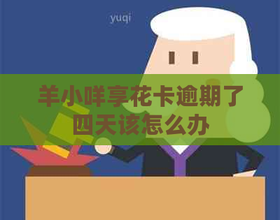 羊小咩享花卡逾期了四天该怎么办