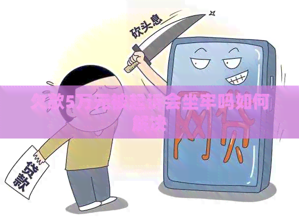 欠款5万元被起诉会坐牢吗如何解决