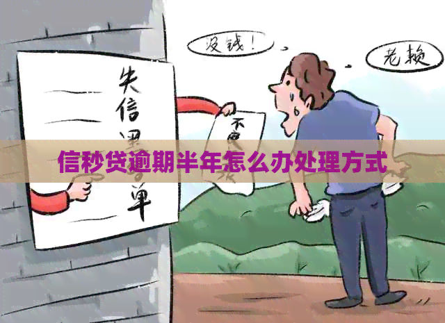 信秒贷逾期半年怎么办处理方式