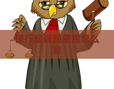 银行起诉我费用怎么算