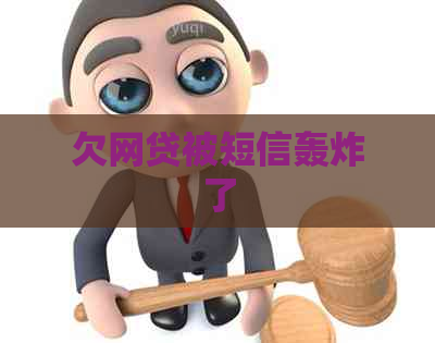 欠网贷被短信轰炸了