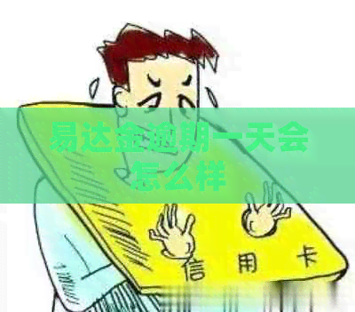 易达金逾期一天会怎么样