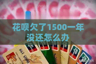 花呗欠了1500一年没还怎么办