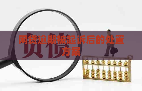 网贷逾期被起诉后的处置方案