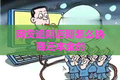 网贷逾期后期怎么协商还本金的