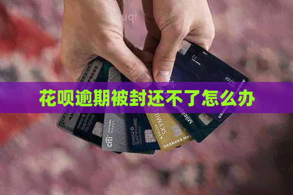 花呗逾期被封还不了怎么办