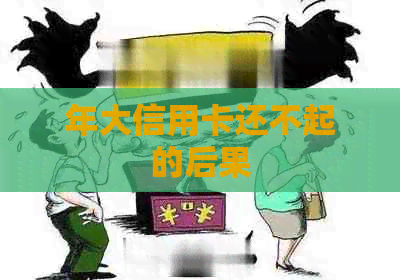 年大信用卡还不起的后果