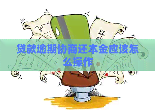 贷款逾期协商还本金应该怎么操作
