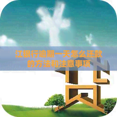 江银行逾期一天怎么还款的方法和注意事项